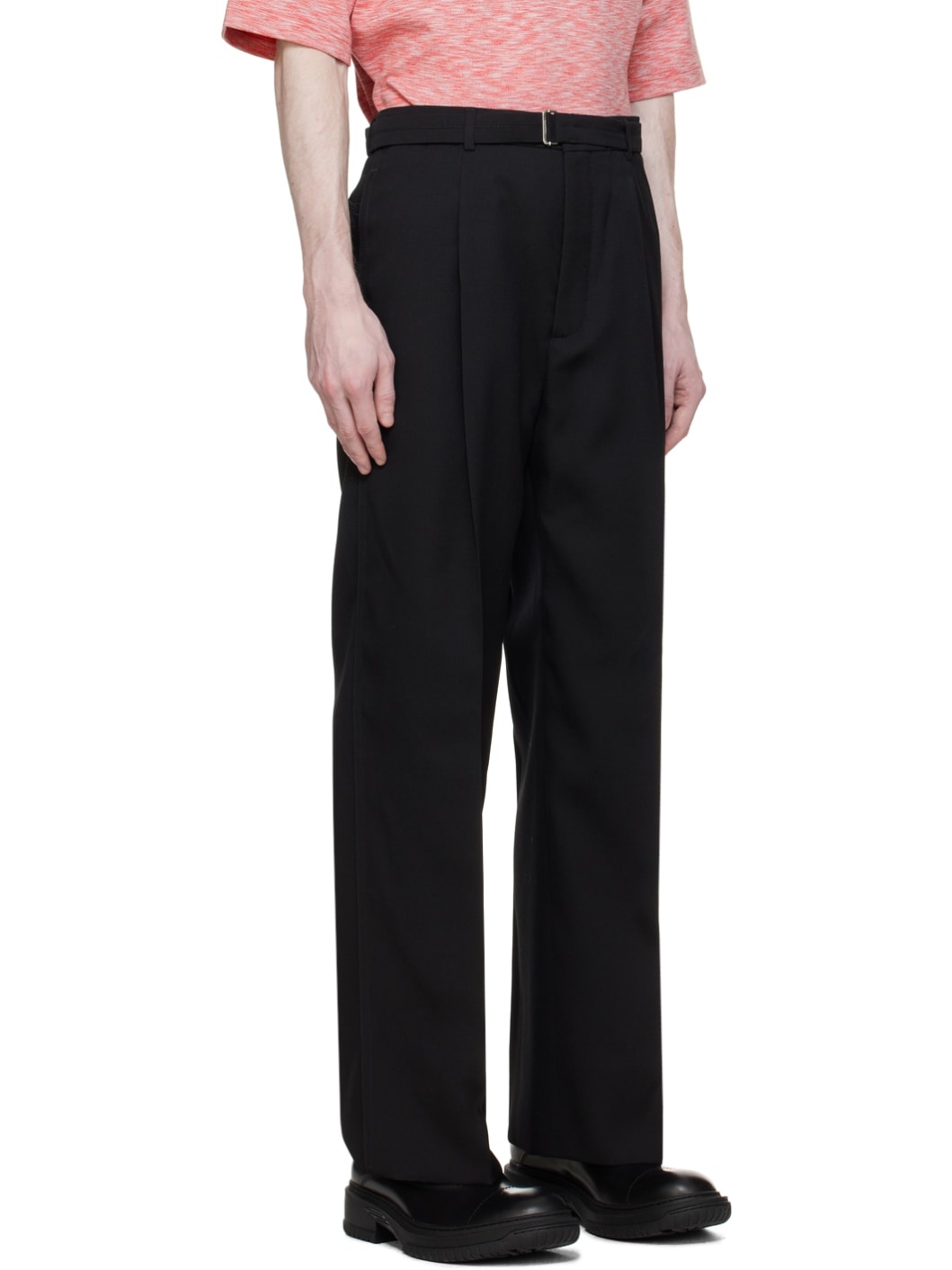 Black Wide-Leg Trousers - 2