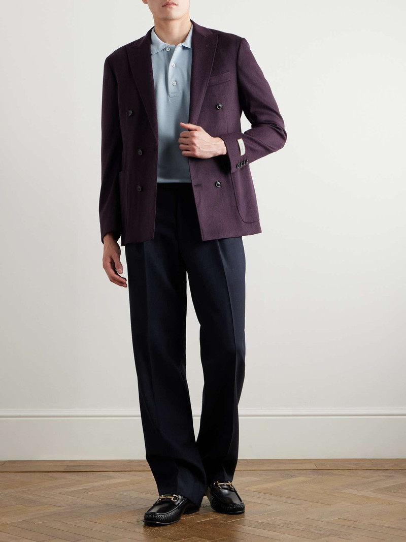 TOM FORD Lyocell and Cotton-Blend Piqué Polo Shirt outlook