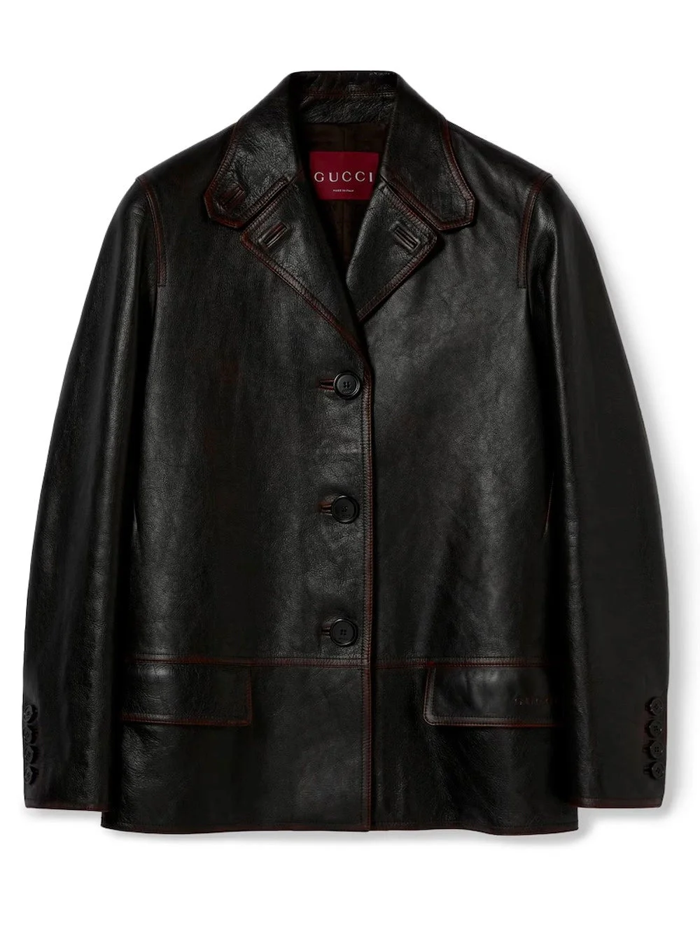Gucci Women Leather Jacket - 1