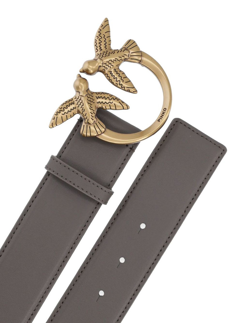 PINKO Love Birds leather belt outlook