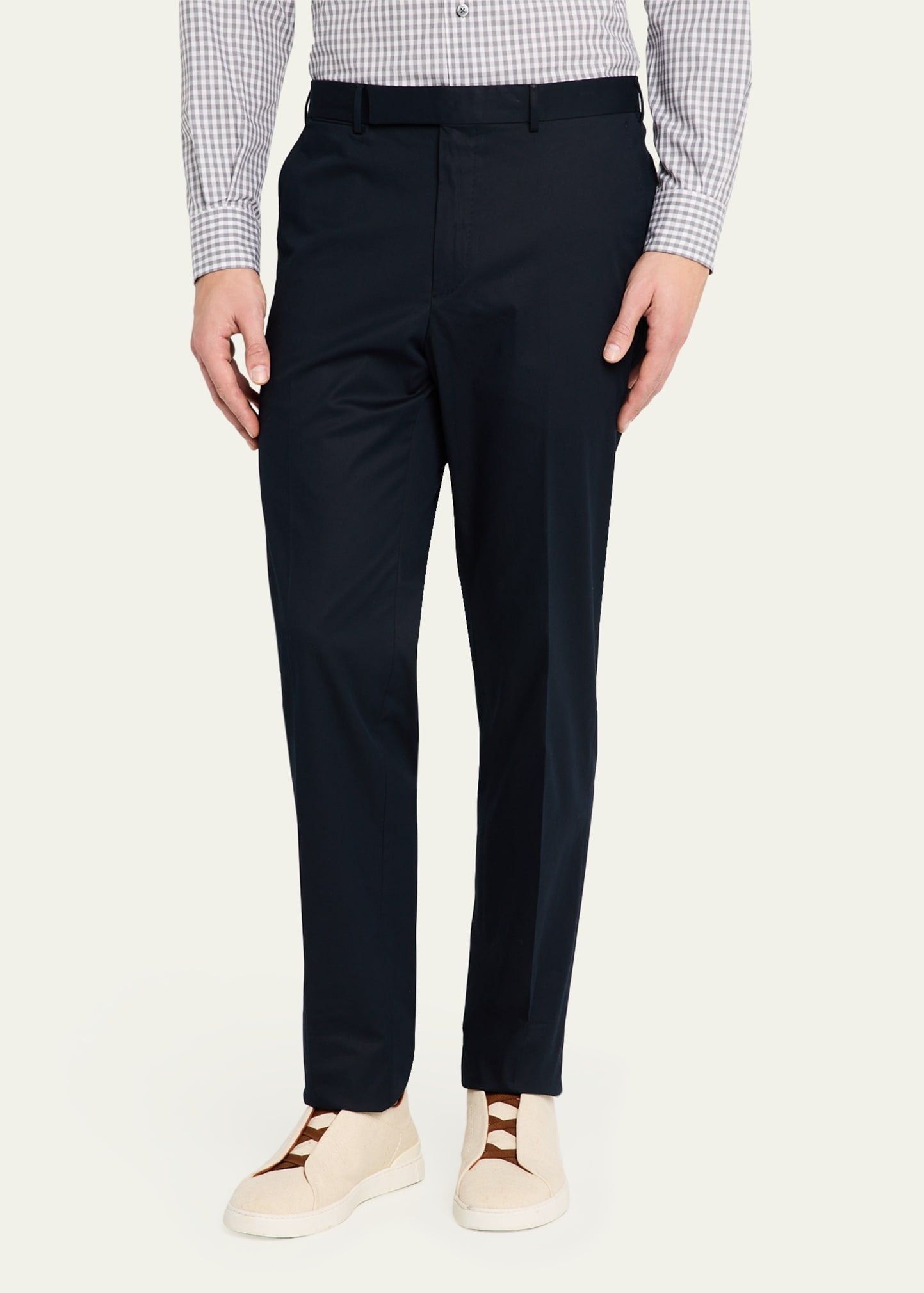 Men's Premium Flat-Front Trousers - 4