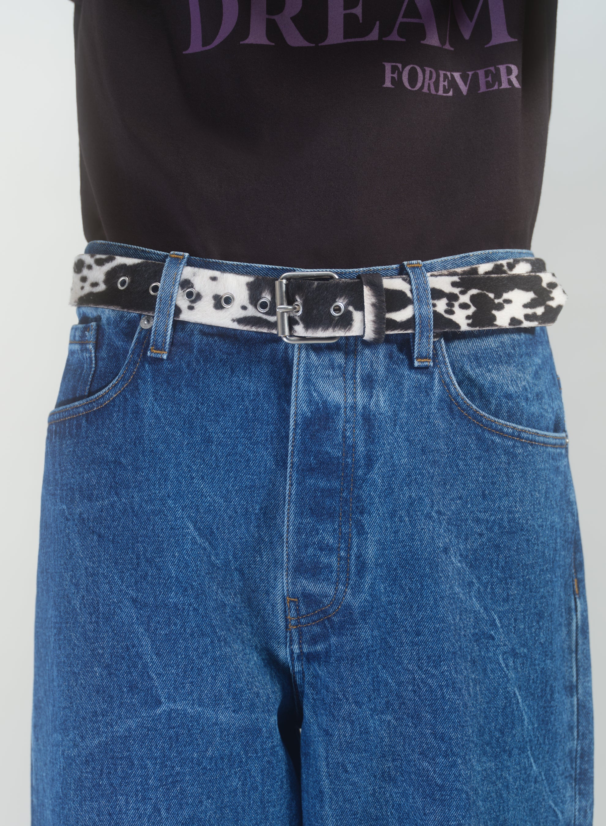 PRINTED FUR BELT - 2