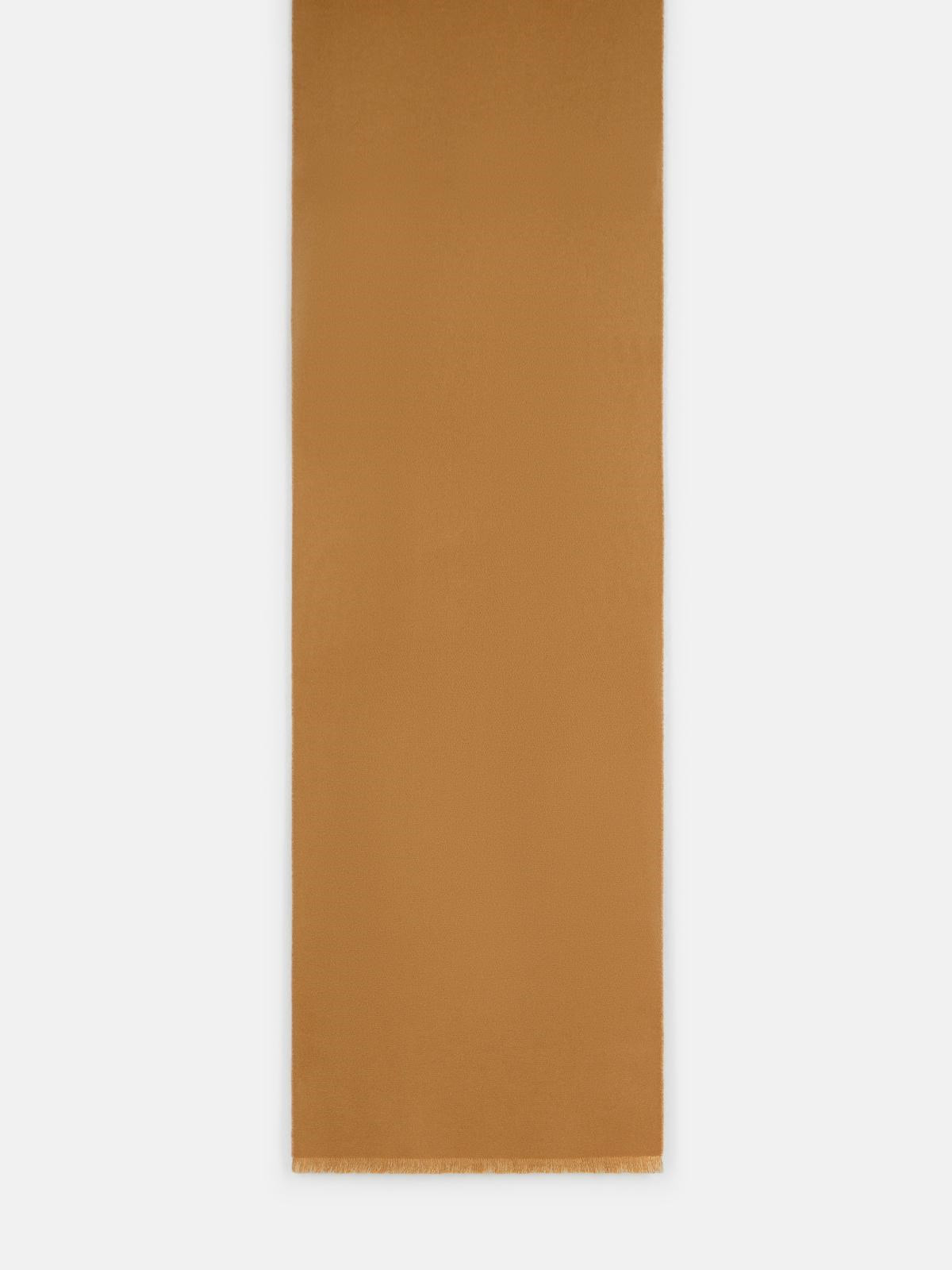BROWN CASHMERE SCARF - 2