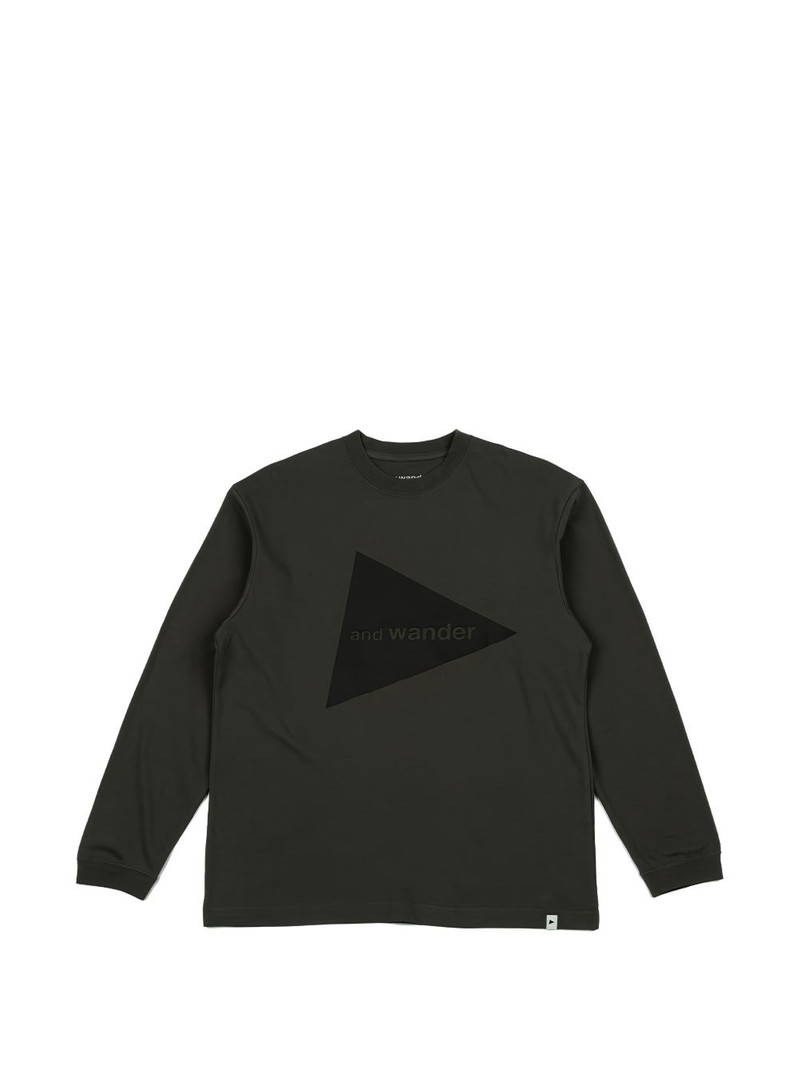 logo-print long-sleeves T-shirt 1