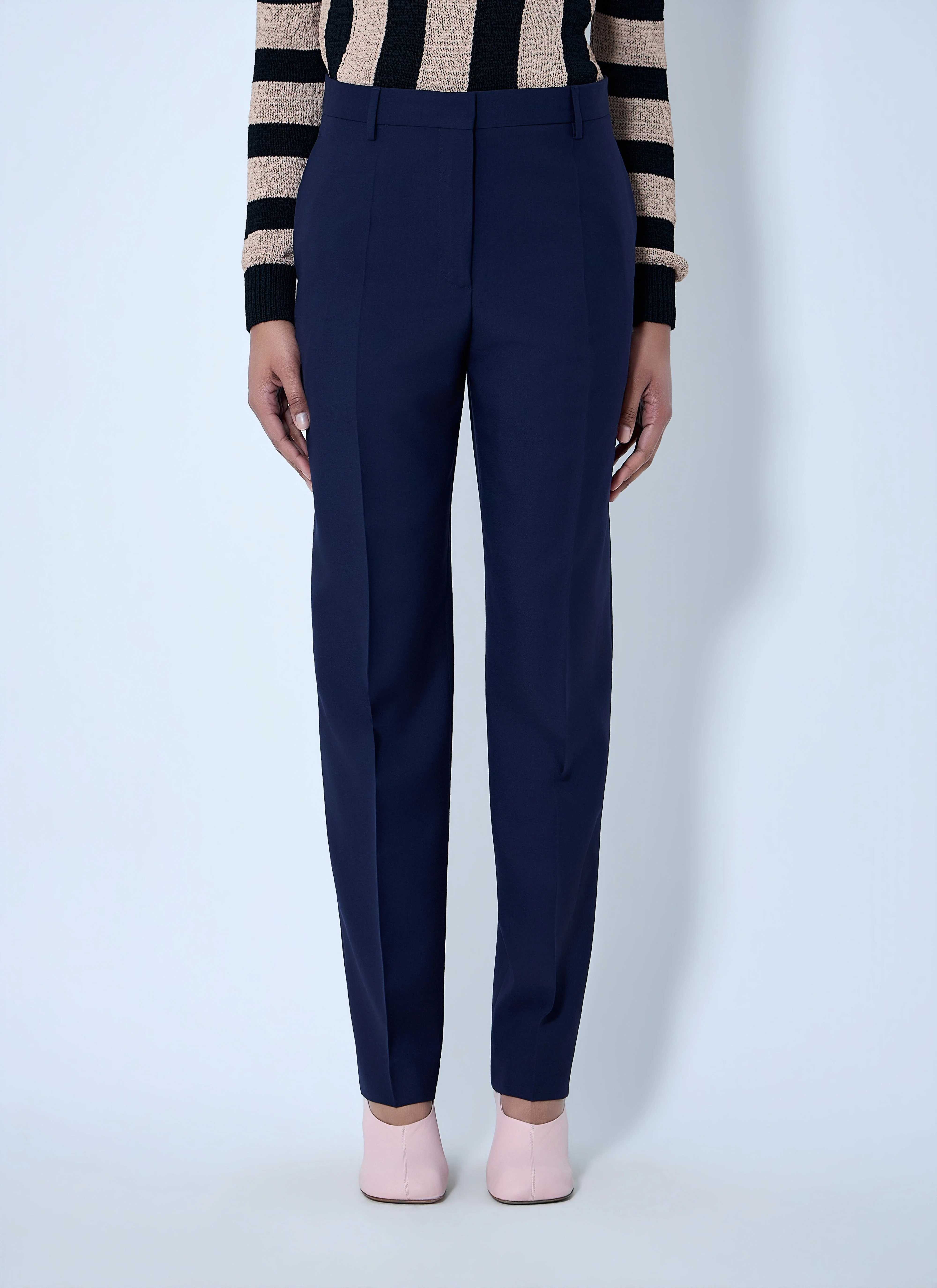 Wool Tailored Trousers - 1