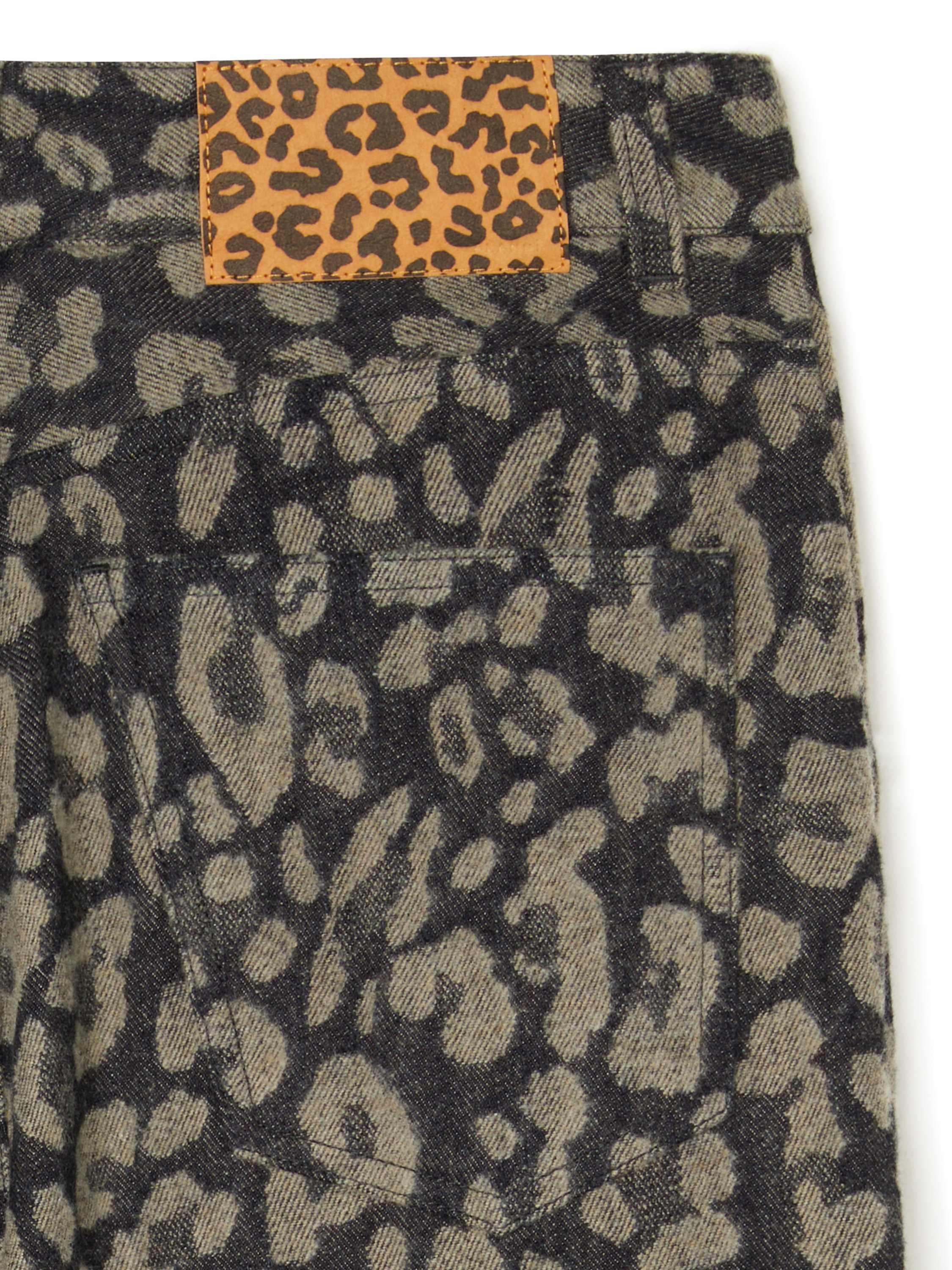 Seattle Jungle Wide Leg Denim Pants - 7