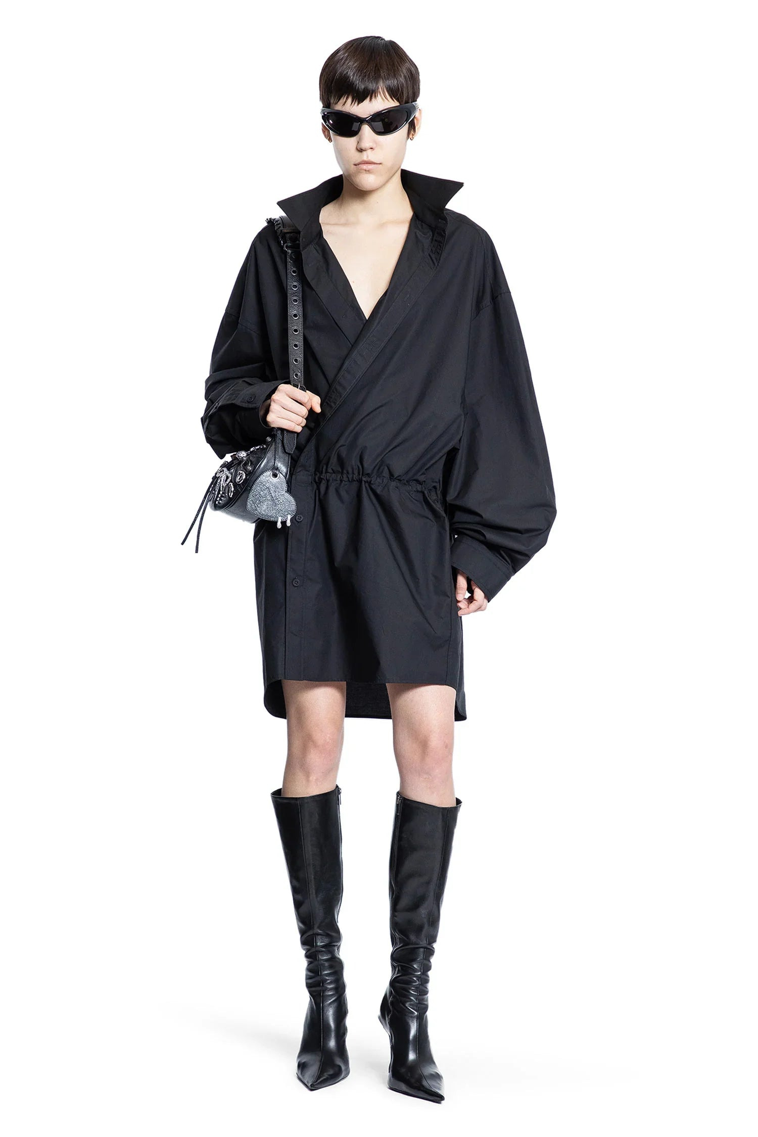 Shirt-Mini-Dress-In-Cotton-Poplin - 4