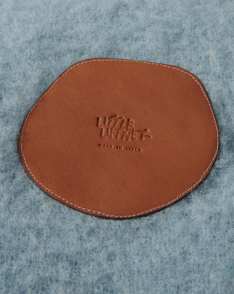 WOOL BLANKET LIGHT BLUE - 4