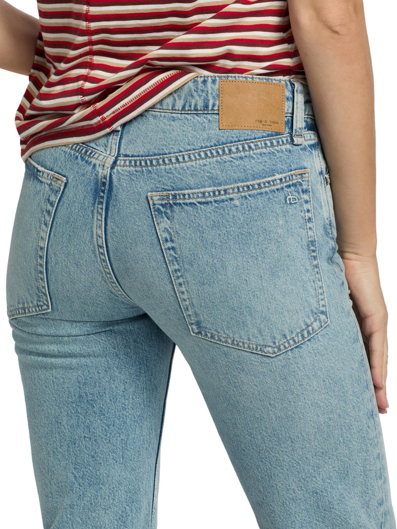 Women's Harlow Low-Rise Straight-Leg Crop Jeans - Vista 6