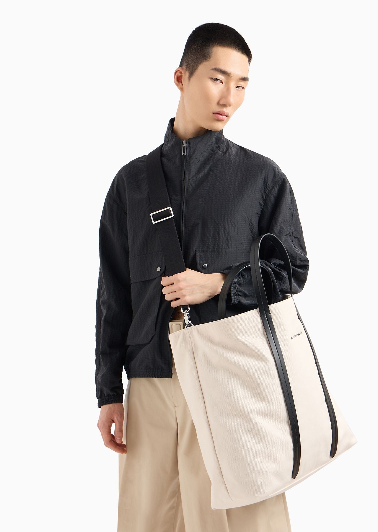 Canvas shopper bag with shoulder strap - 7