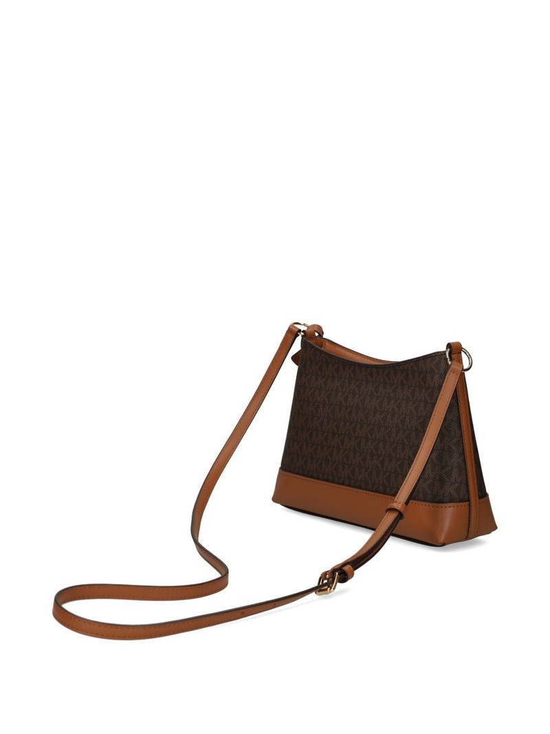 logo charm monogram cross body bag 3