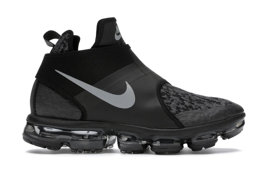 Nike Air VaporMax Chukka Slip Black Silver - 1