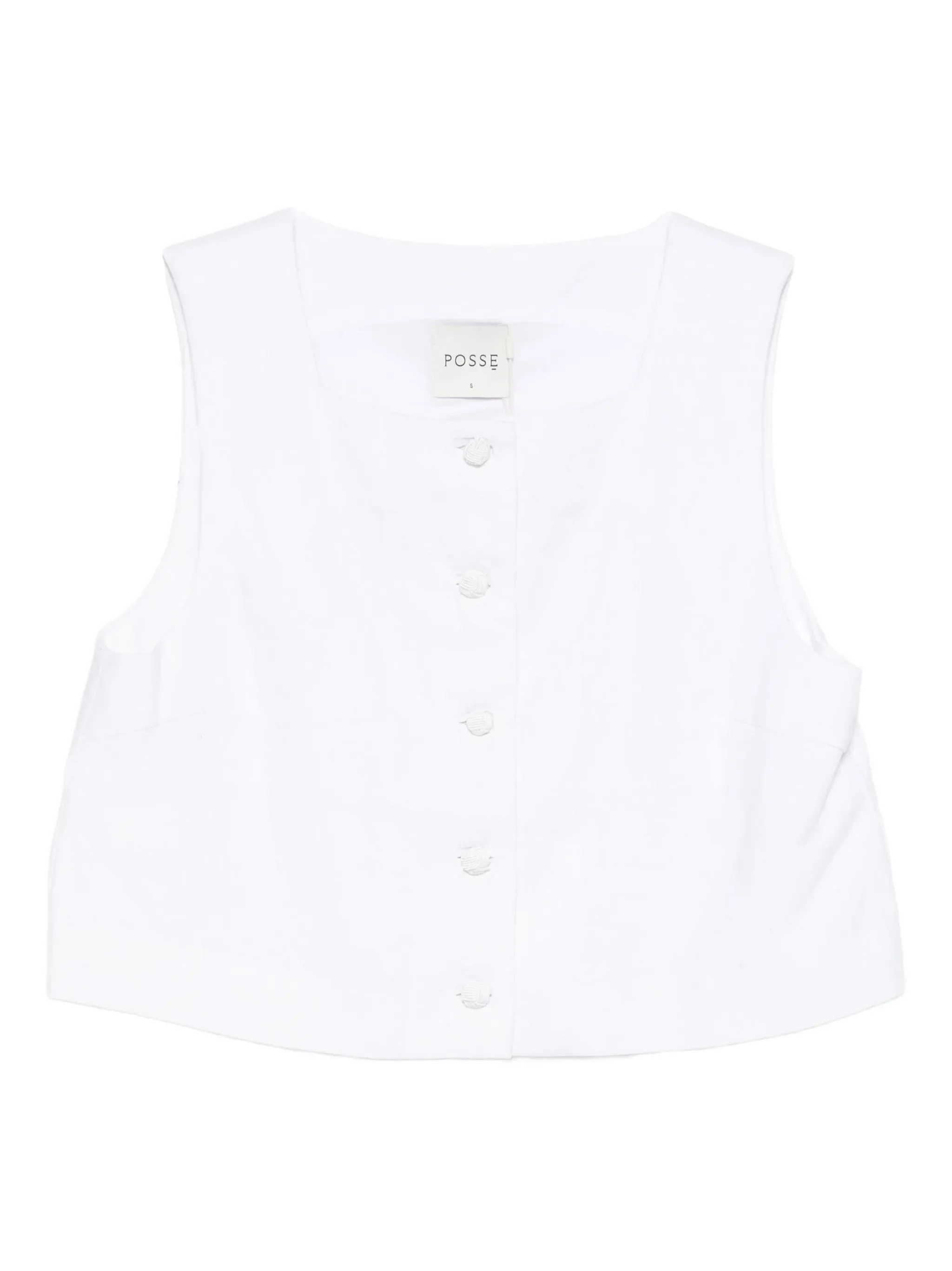 Rio button vest top - 1