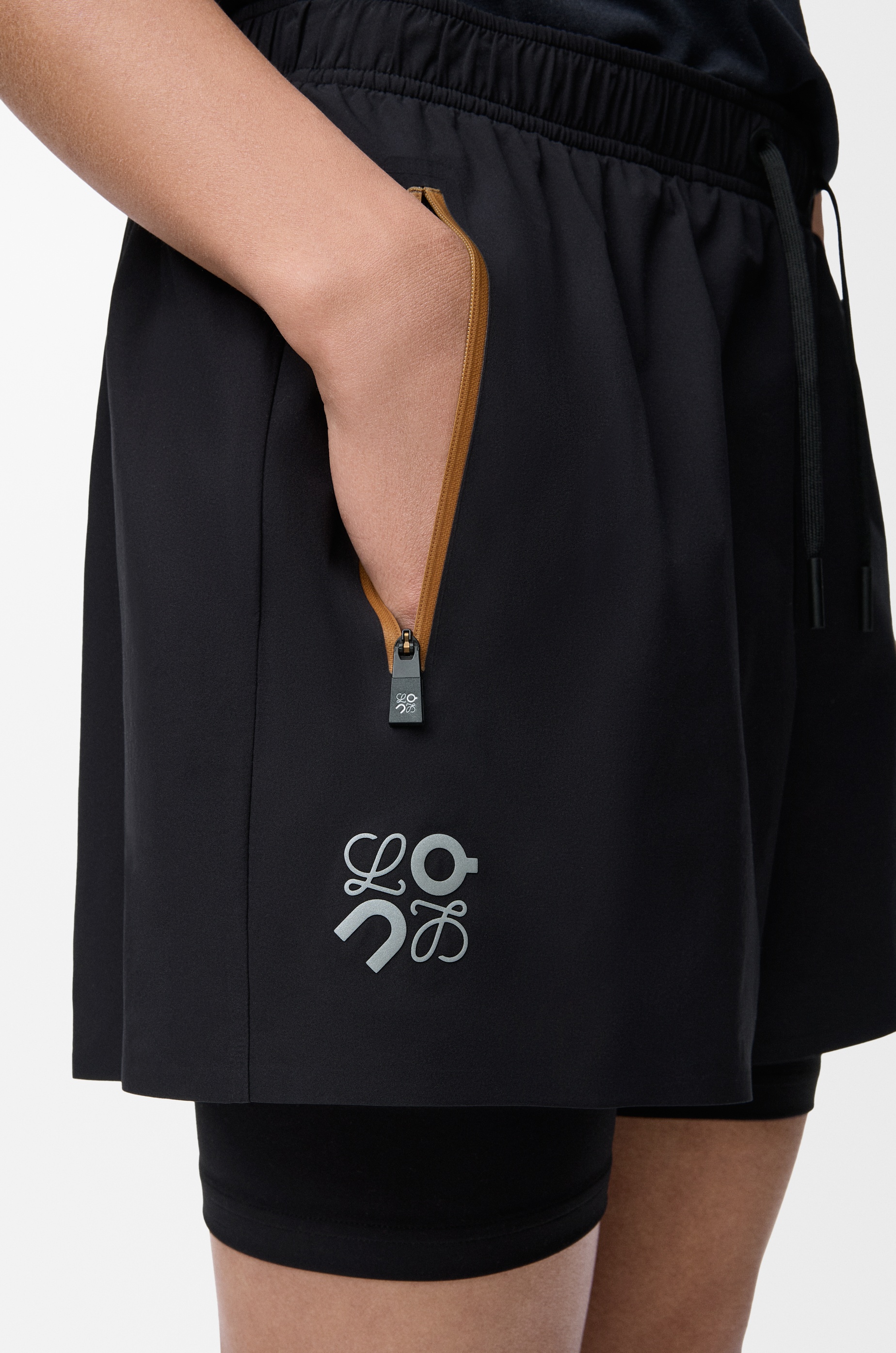 Performance shorts in technical shell - 5