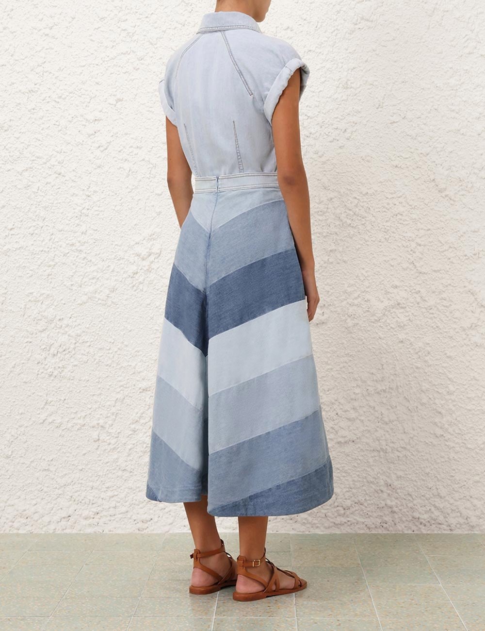 TALLOW DENIM MIDI SKIRT - 4