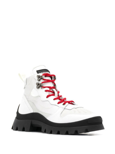 DSQUARED2 panelled hiking boots outlook