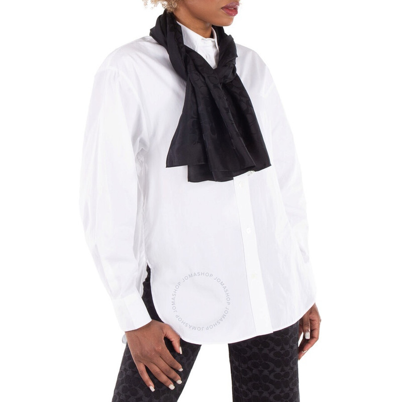 Coach Black Signature Shawl - 1