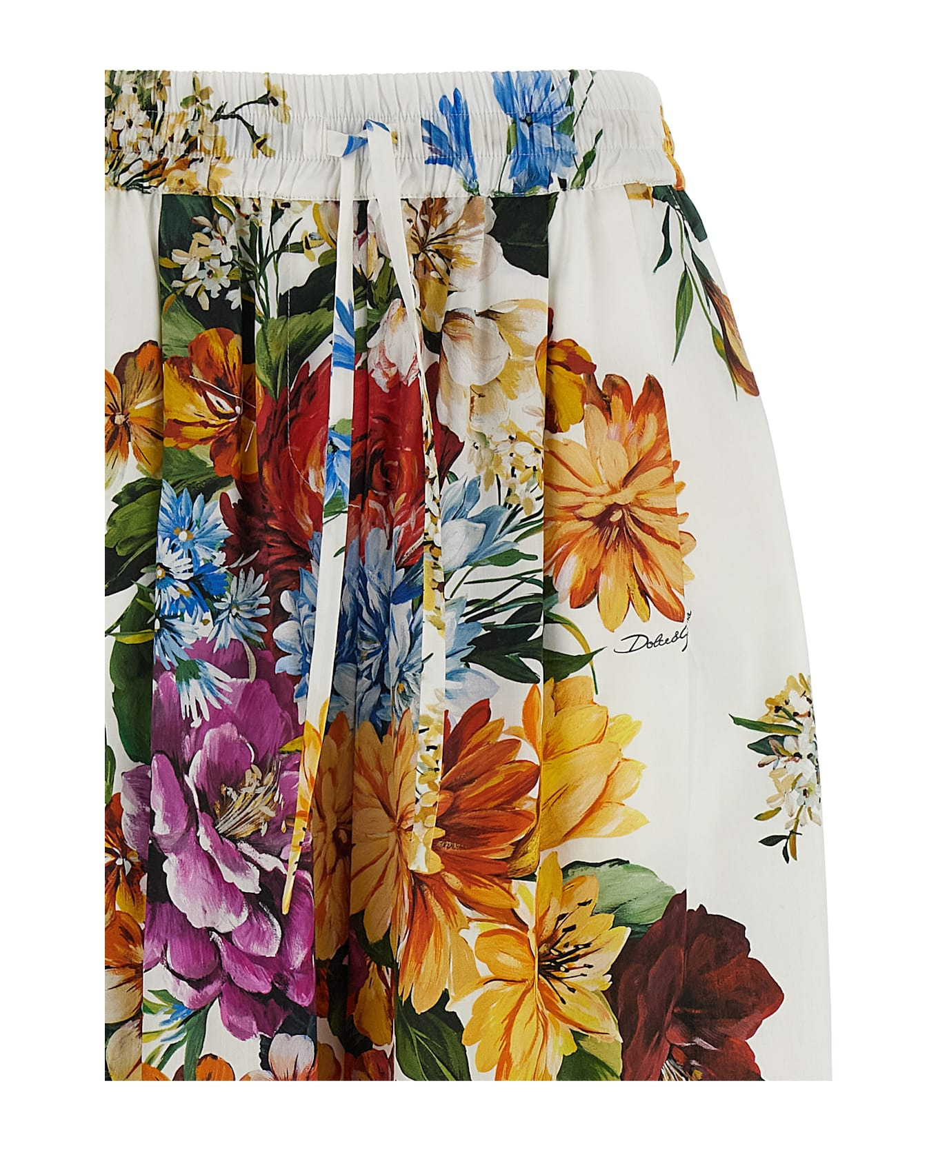 Floral Bouquet Printed Pants - 3