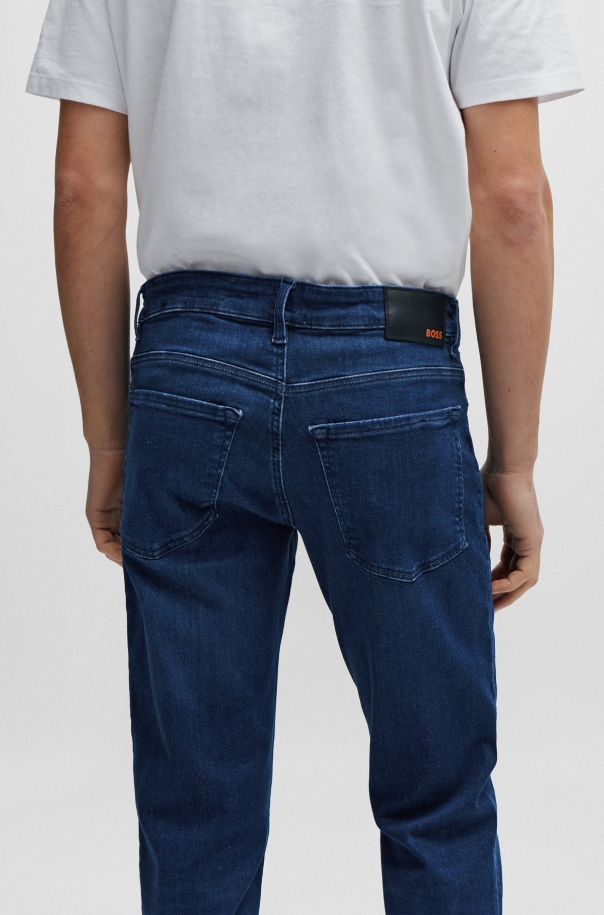 SLIM-FIT JEANS IN SOFT-MOTION DENIM - 5