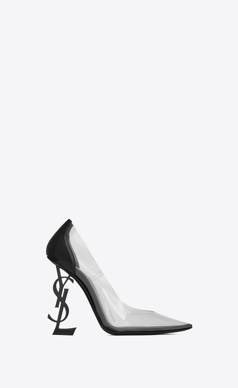 opyum pumps in tpu and patent leather with black heel - 1