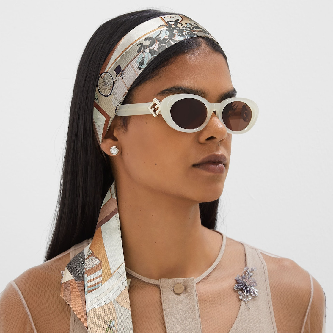 F is Fendi Earrings - 3