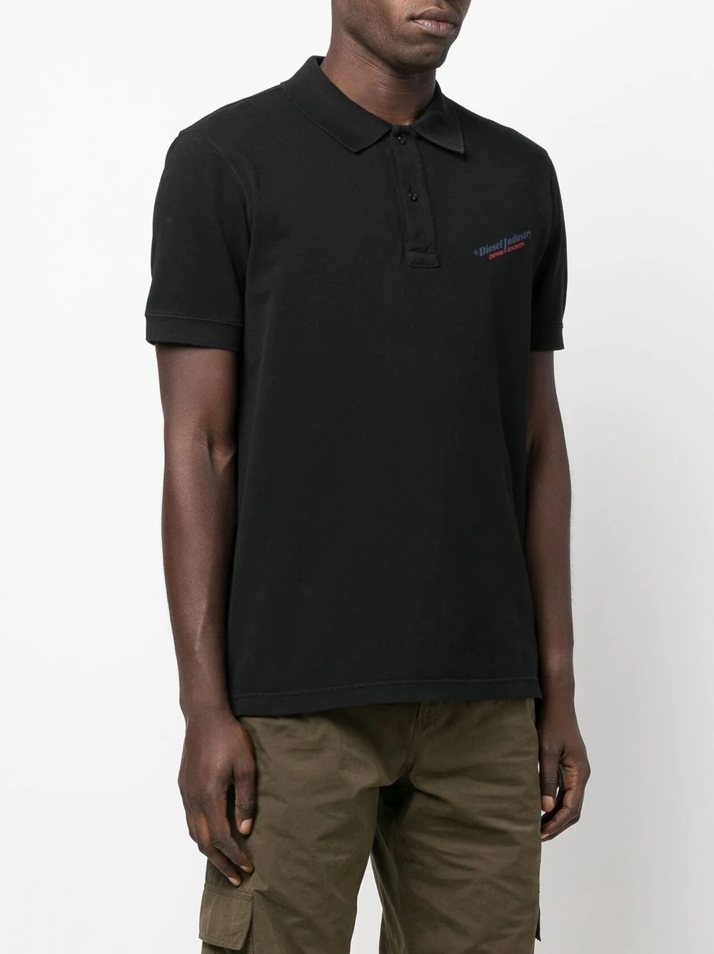 logo-print short-sleeved polo shirt - 3