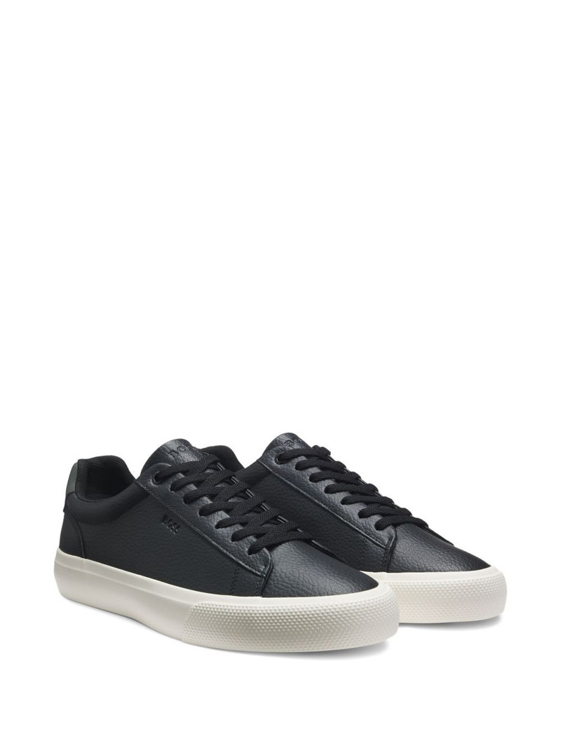 BOSS leather lace-up sneakers outlook