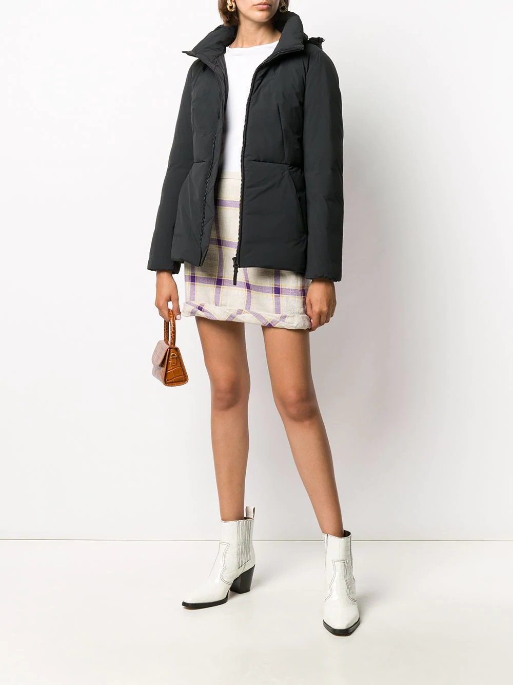 hooded puffer jacket - 2