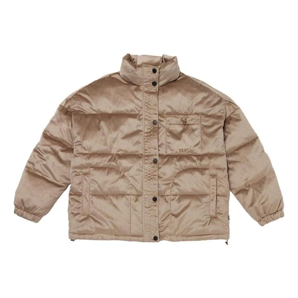 (WMNS) Vans Short Padded Jacket 'Brown' VN000FC2YEH - 1