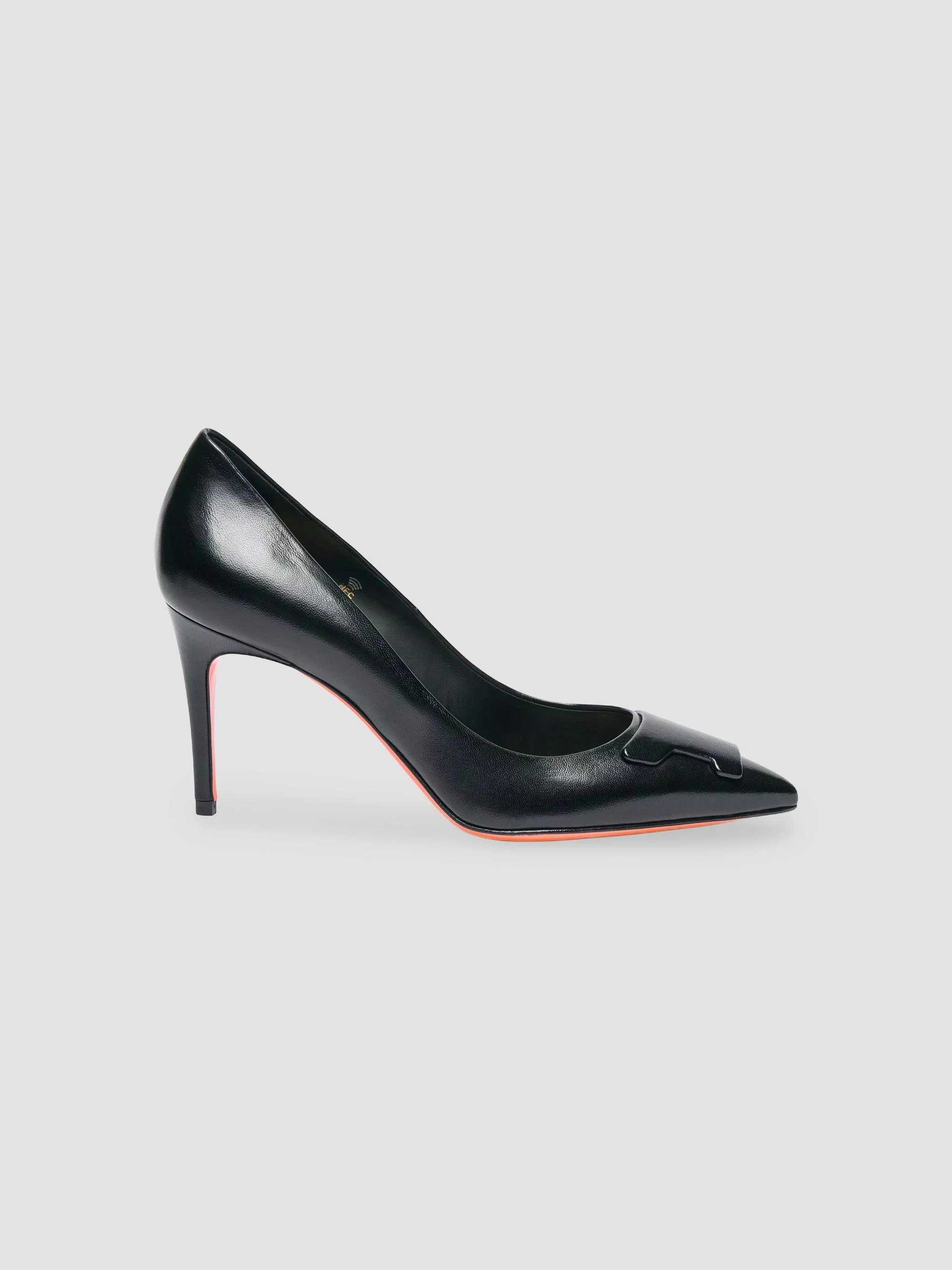 Women's 85MM Patent Leather Pumps - Black - 1
