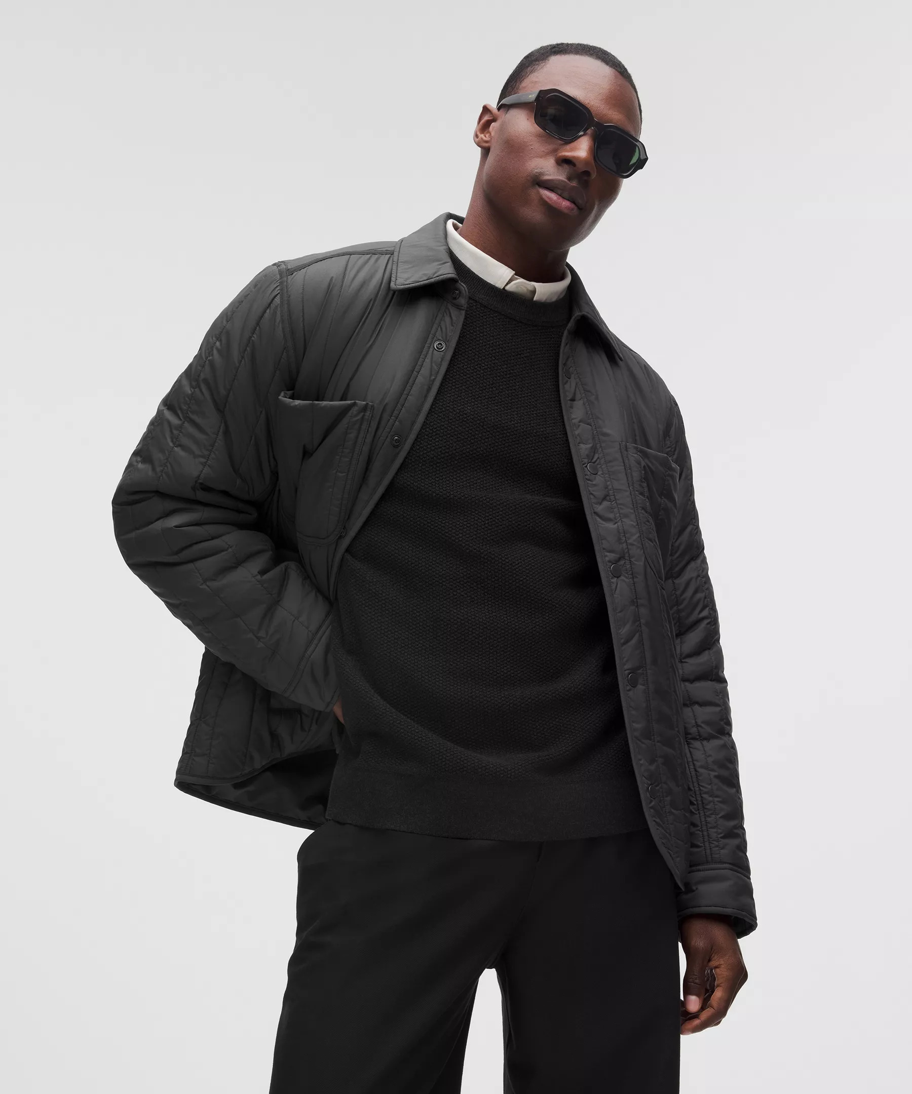 Insulated Quilted Shirt Jacket - 9