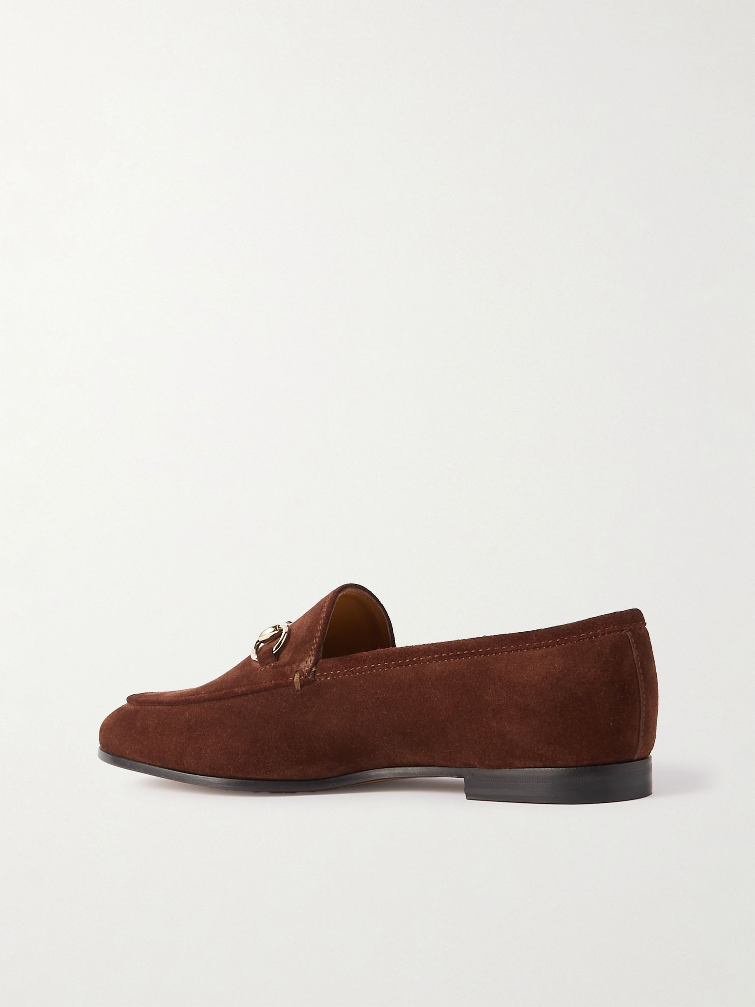 Jordaan horsebit-detailed suede loafers Brown - 3
