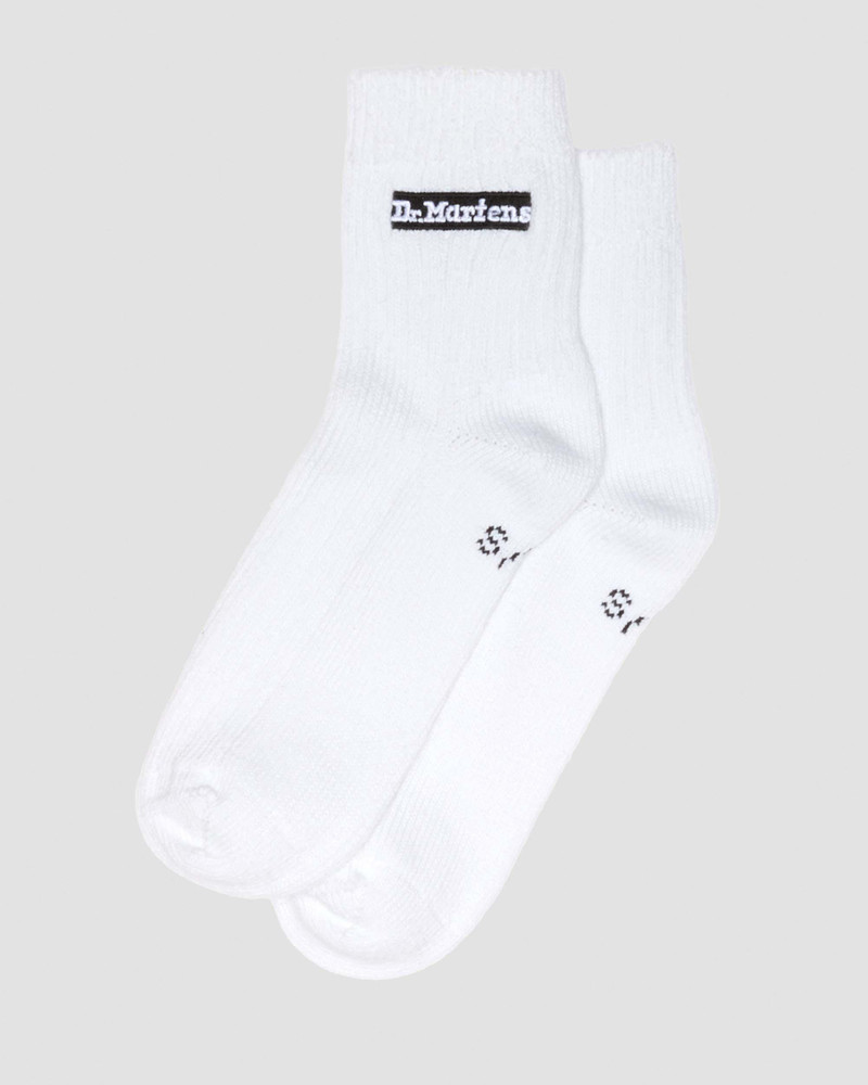 Short Athletic Logo Socks Organic Cotton Blend 1