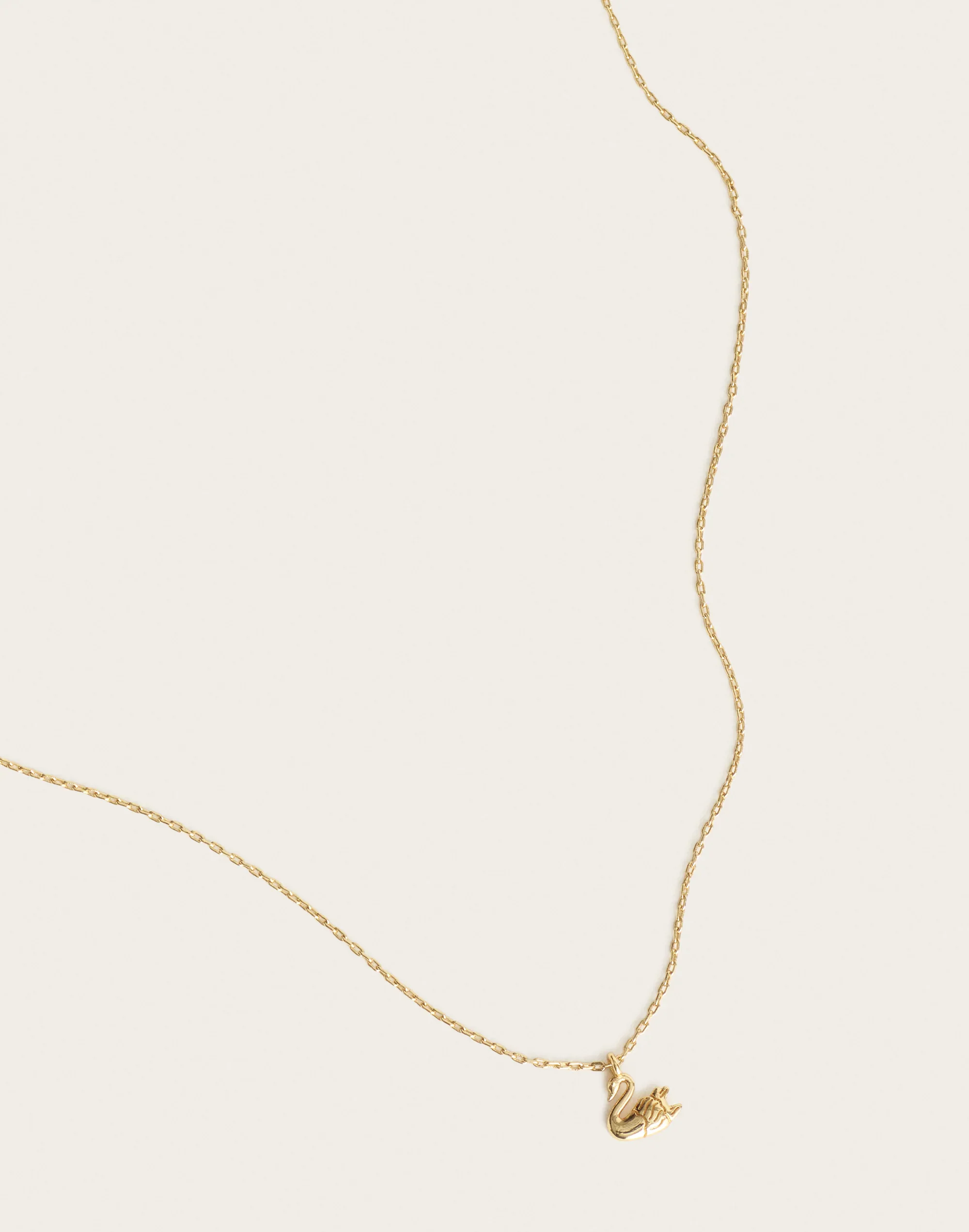 Swan Choker Chain Necklace - 1