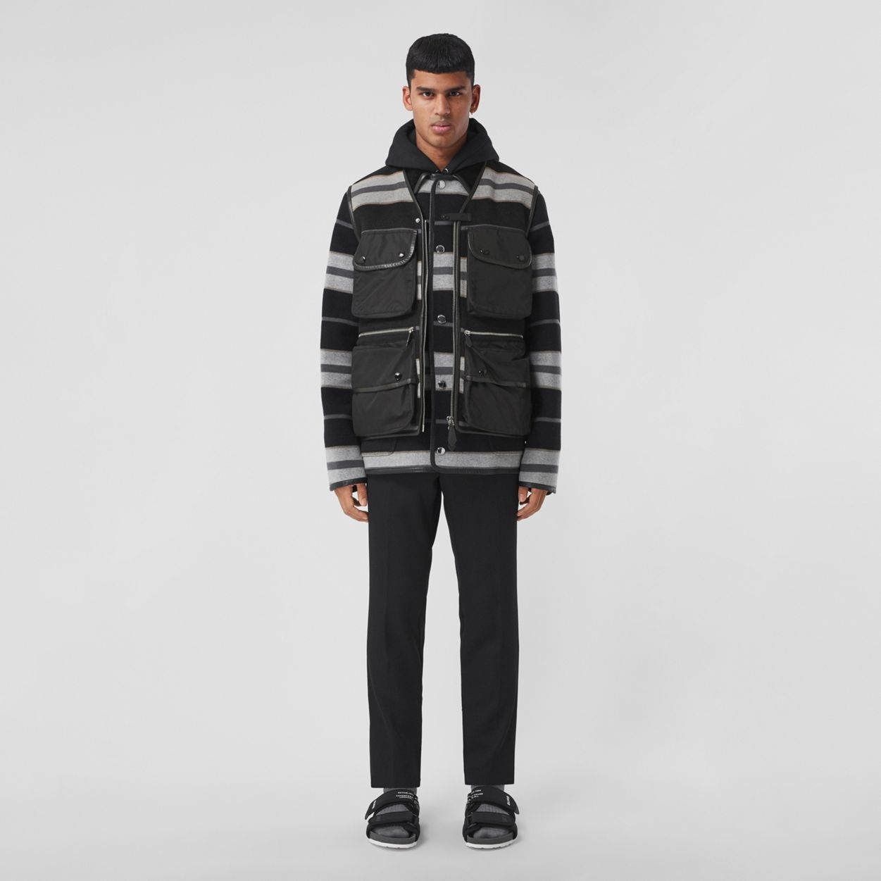 Striped Wool Gilet - 6