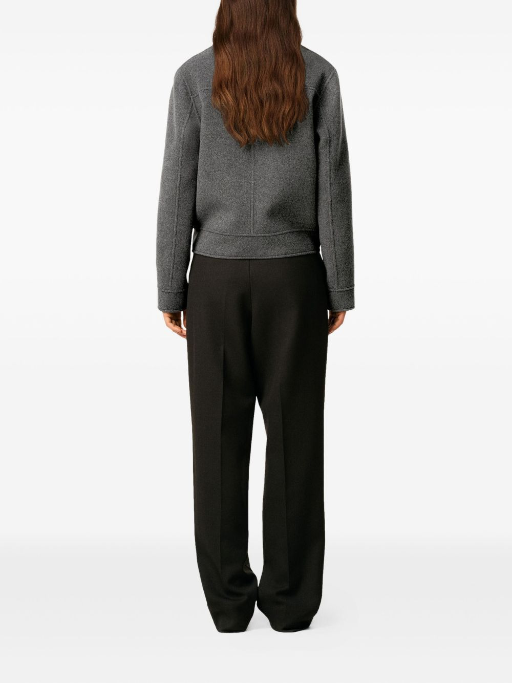 buttoned boxy jacket - 4