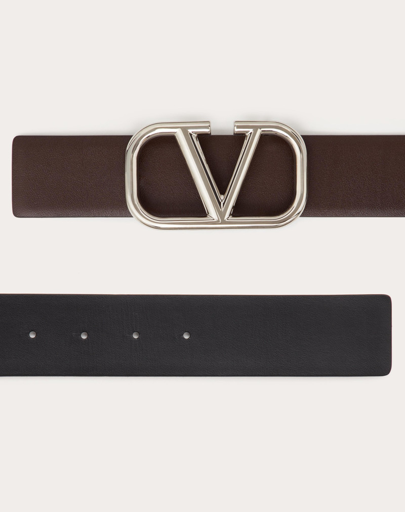 VLOGO SIGNATURE CALFSKIN BELT 40 MM 3