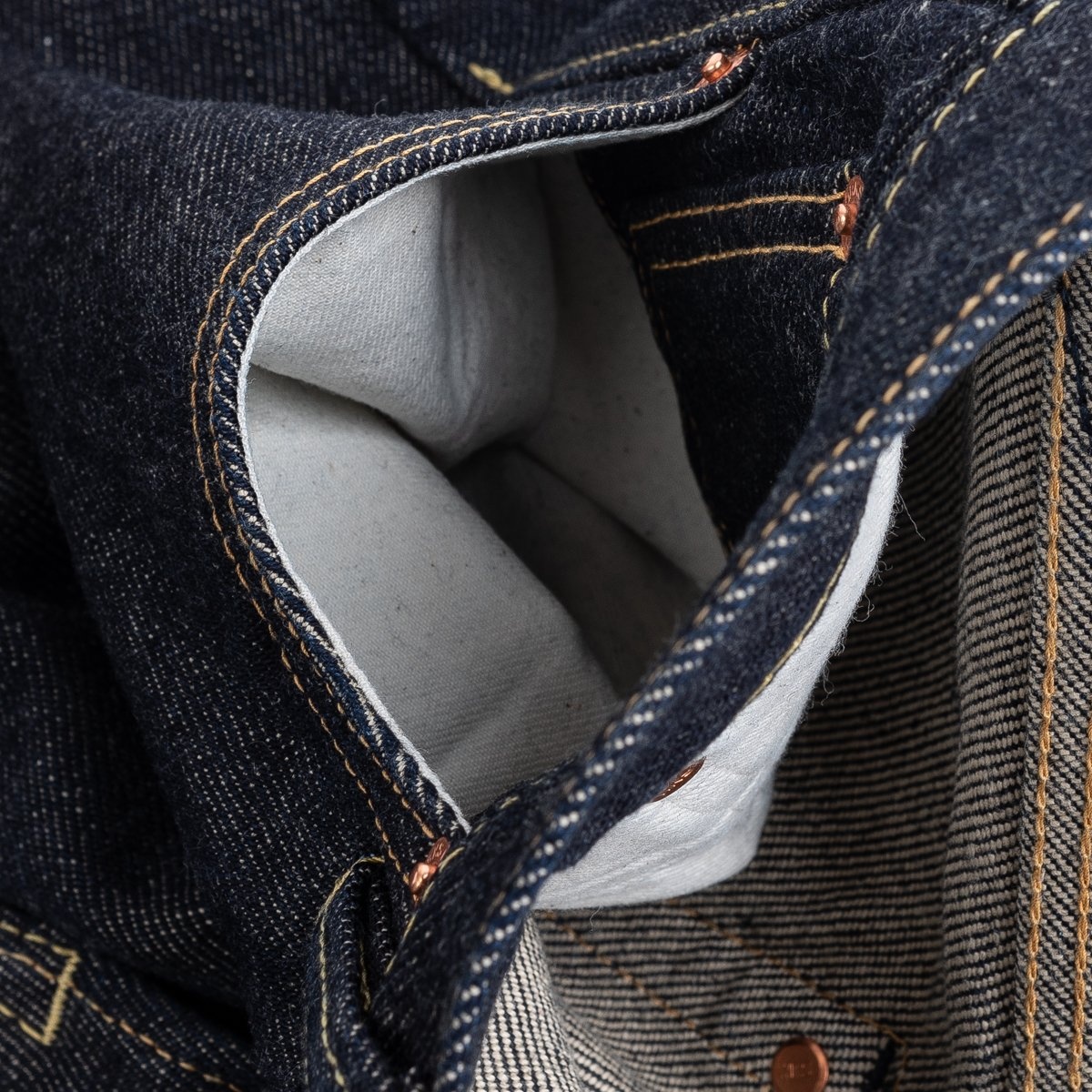 IH-634S-A 21oz Selvedge Denim Straight Cut Jeans - Indigo (20th Anniversary Edition) - 9