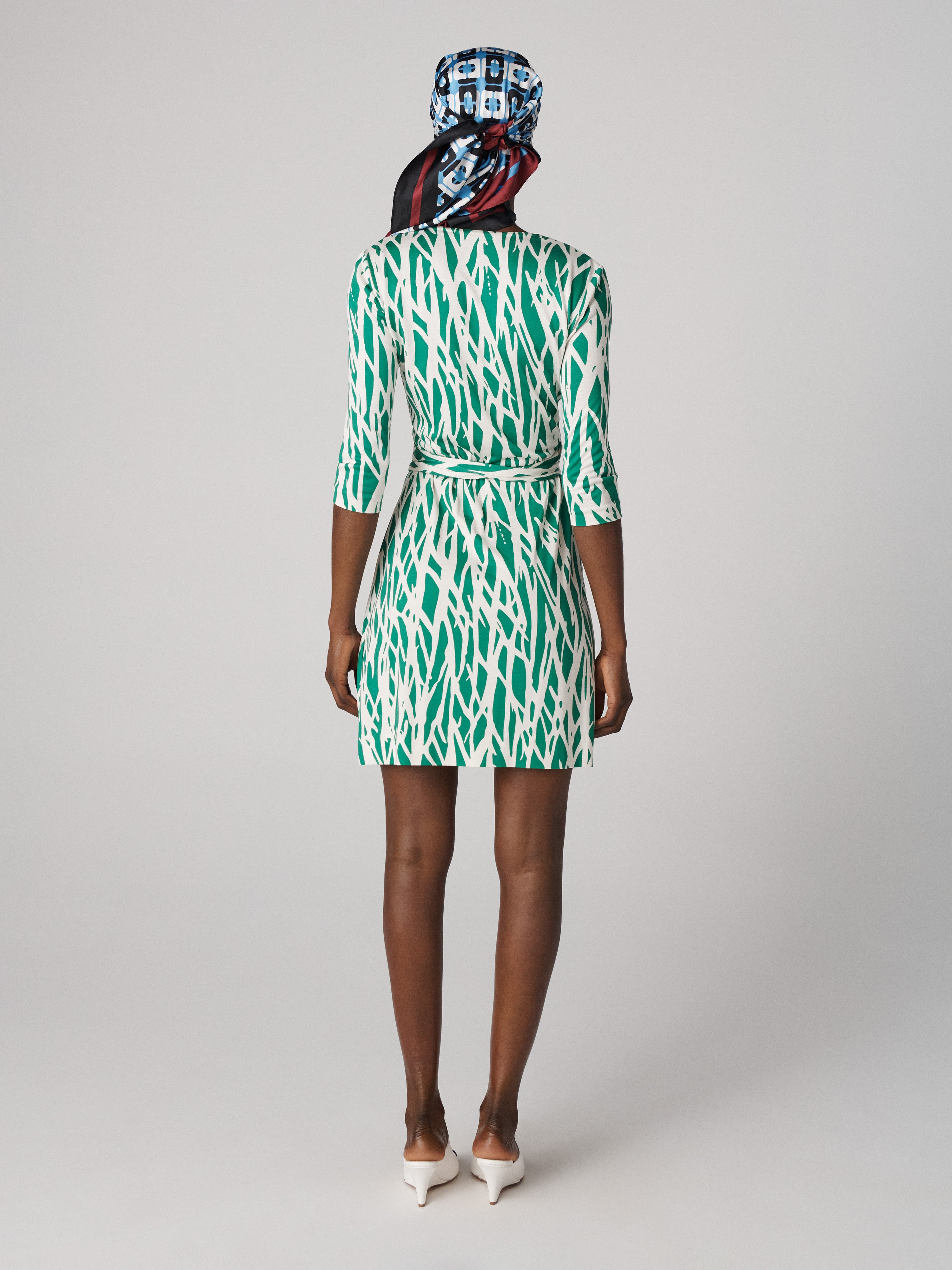 Julian Silk Jersey Wrap Dress - 2