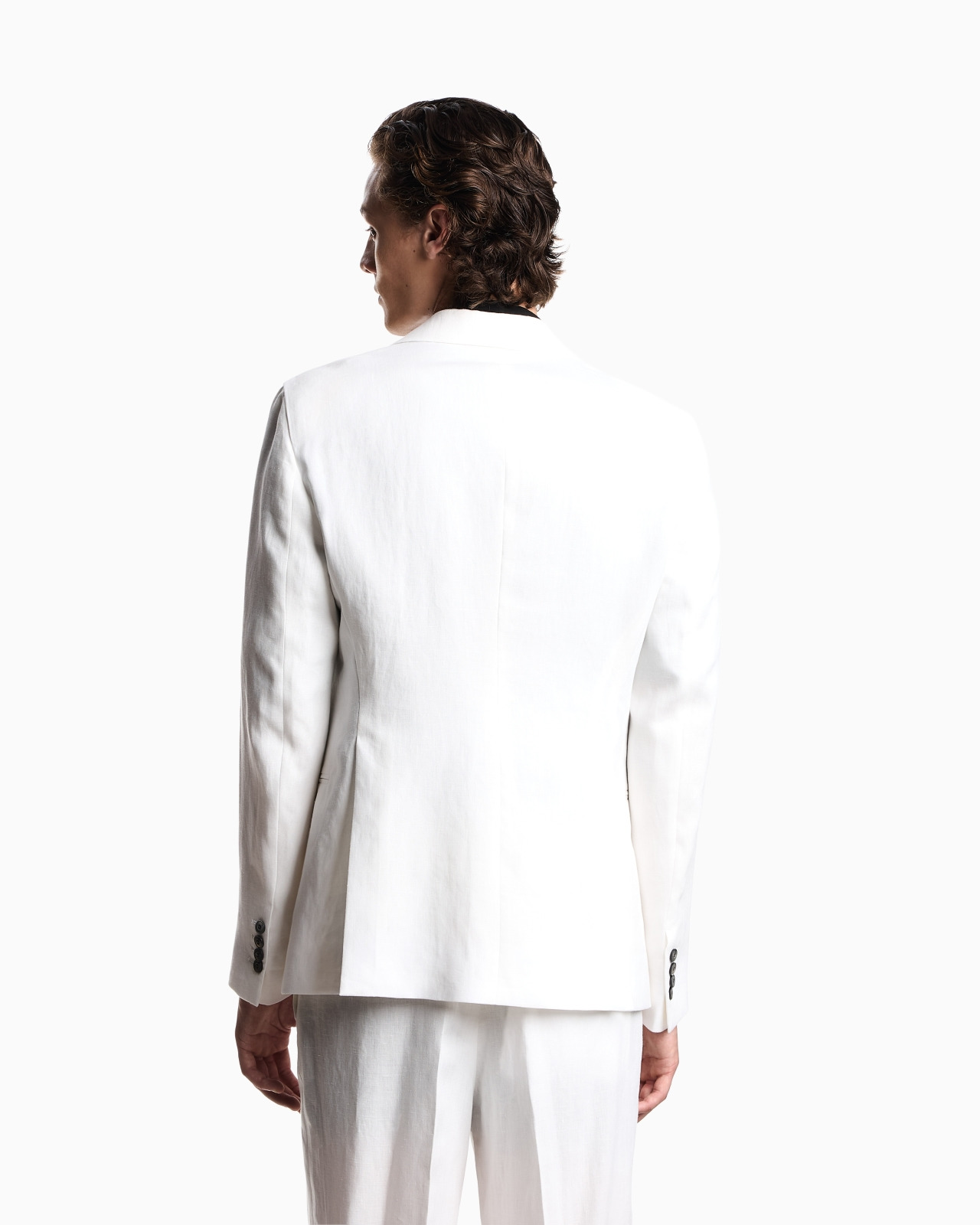 PURE LINEN SINGLE-BREASTED BLAZER - 3