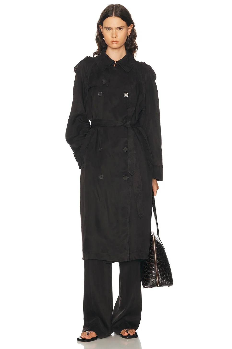Fluid Trench Coat - 1