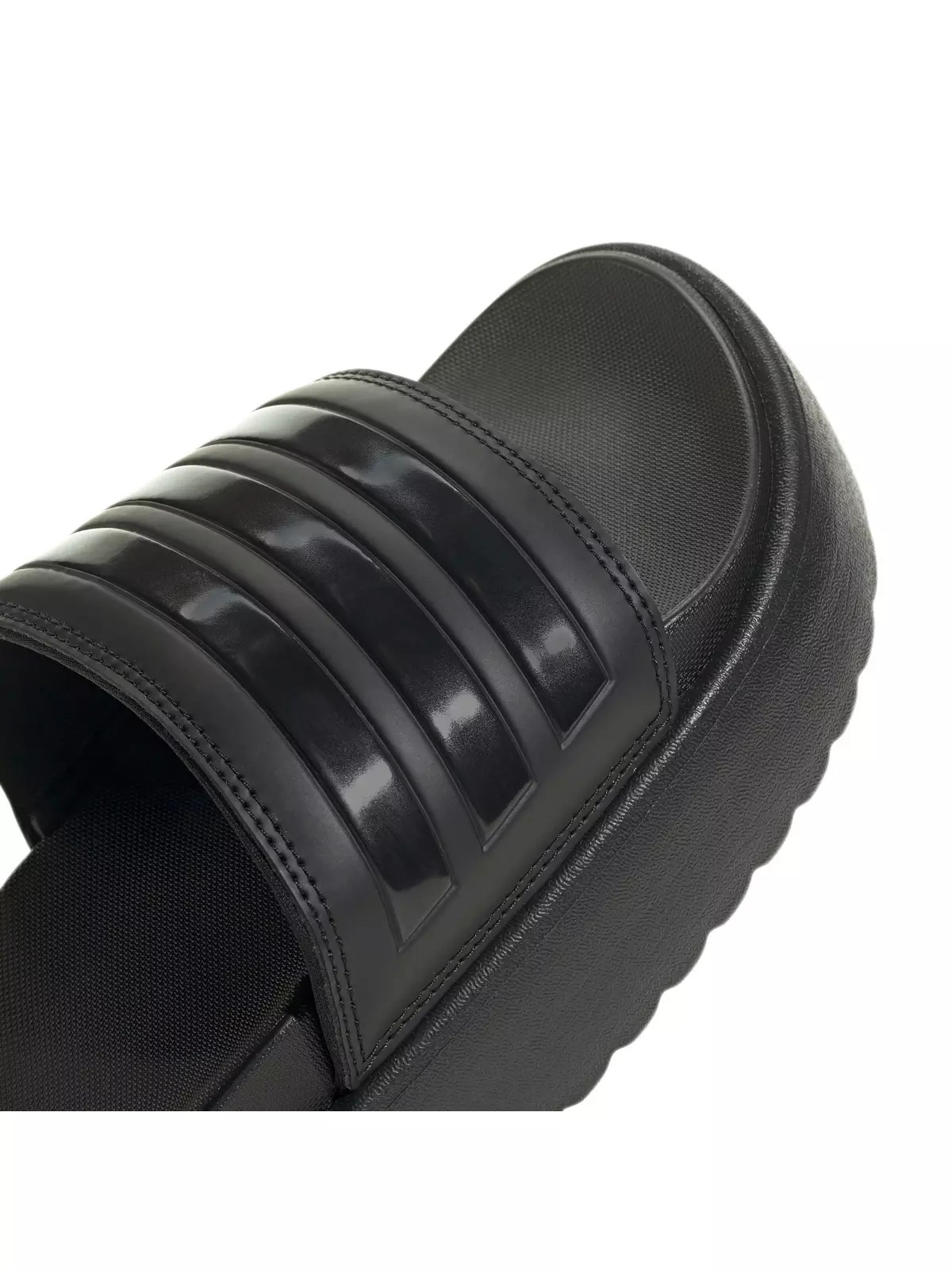Adilette Platform "Core Black/Core Black/Core Black" Women's Slide - 7