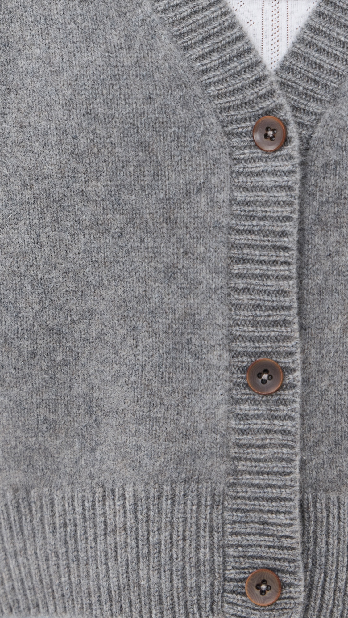 Cashmere Boxy Cardigan - 5