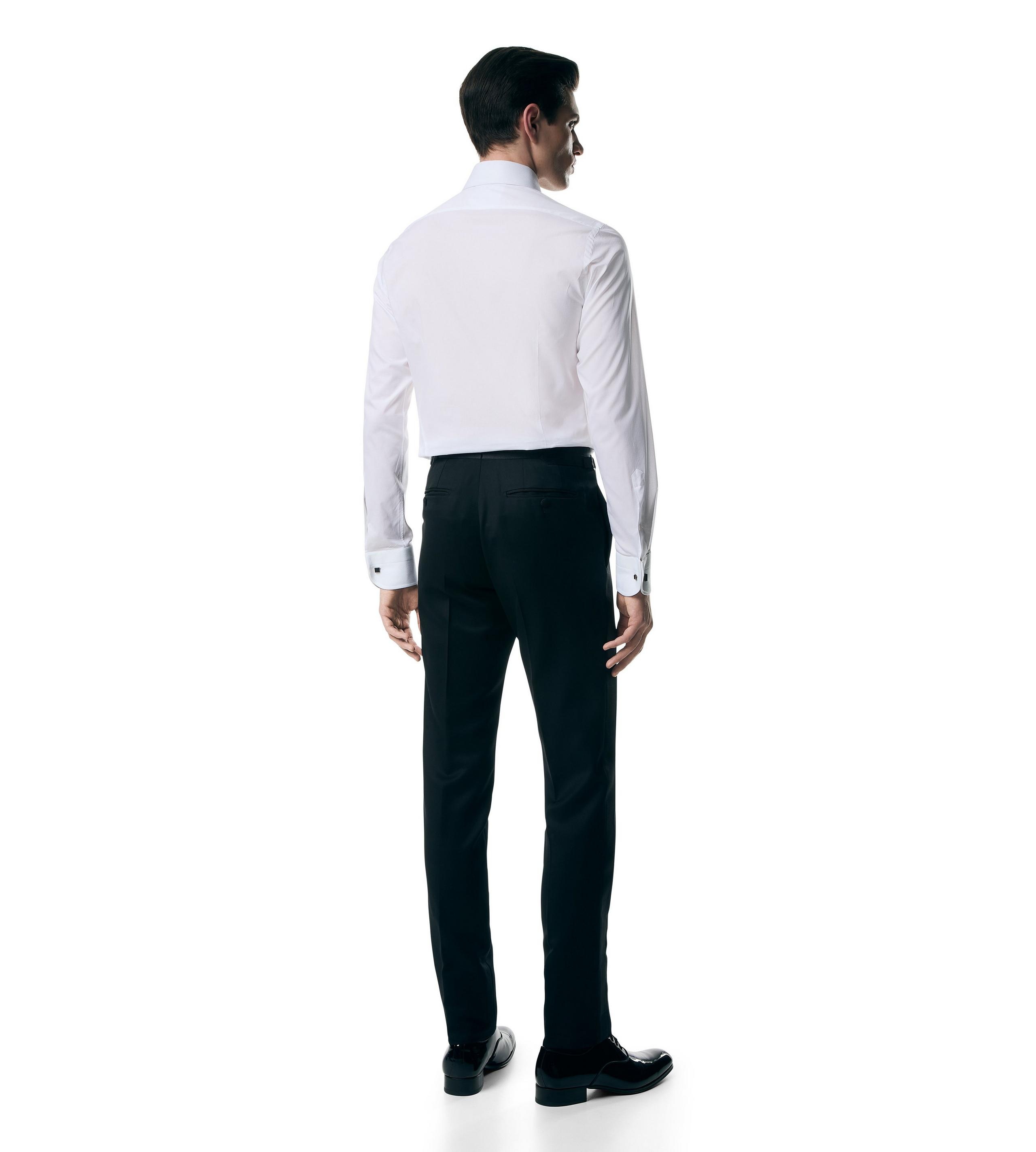 WOOL MOHAIR SHELTON TROUSER - 3