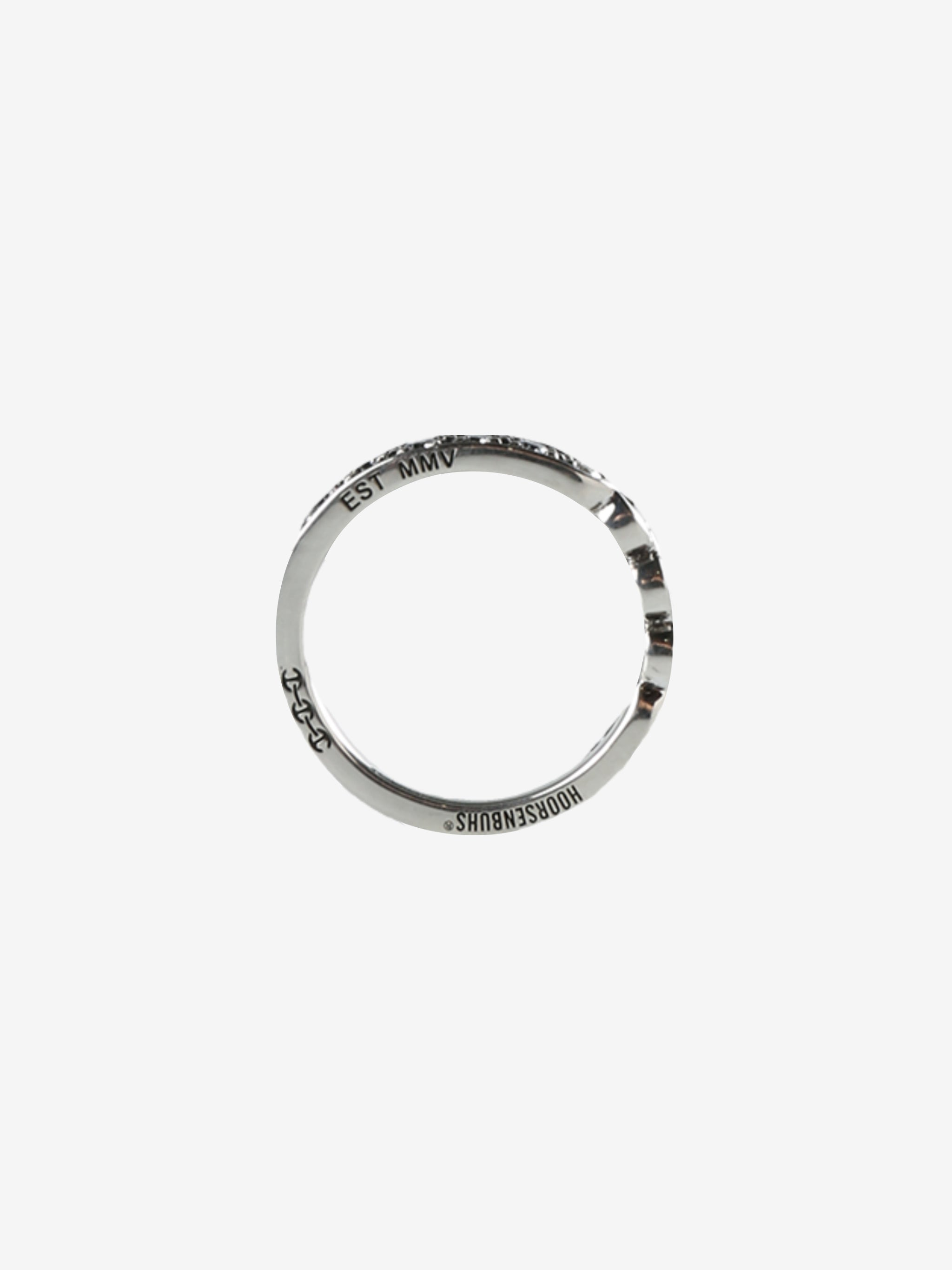 HOORSENBUHS - Americana Band With Diamonds Ring - 2