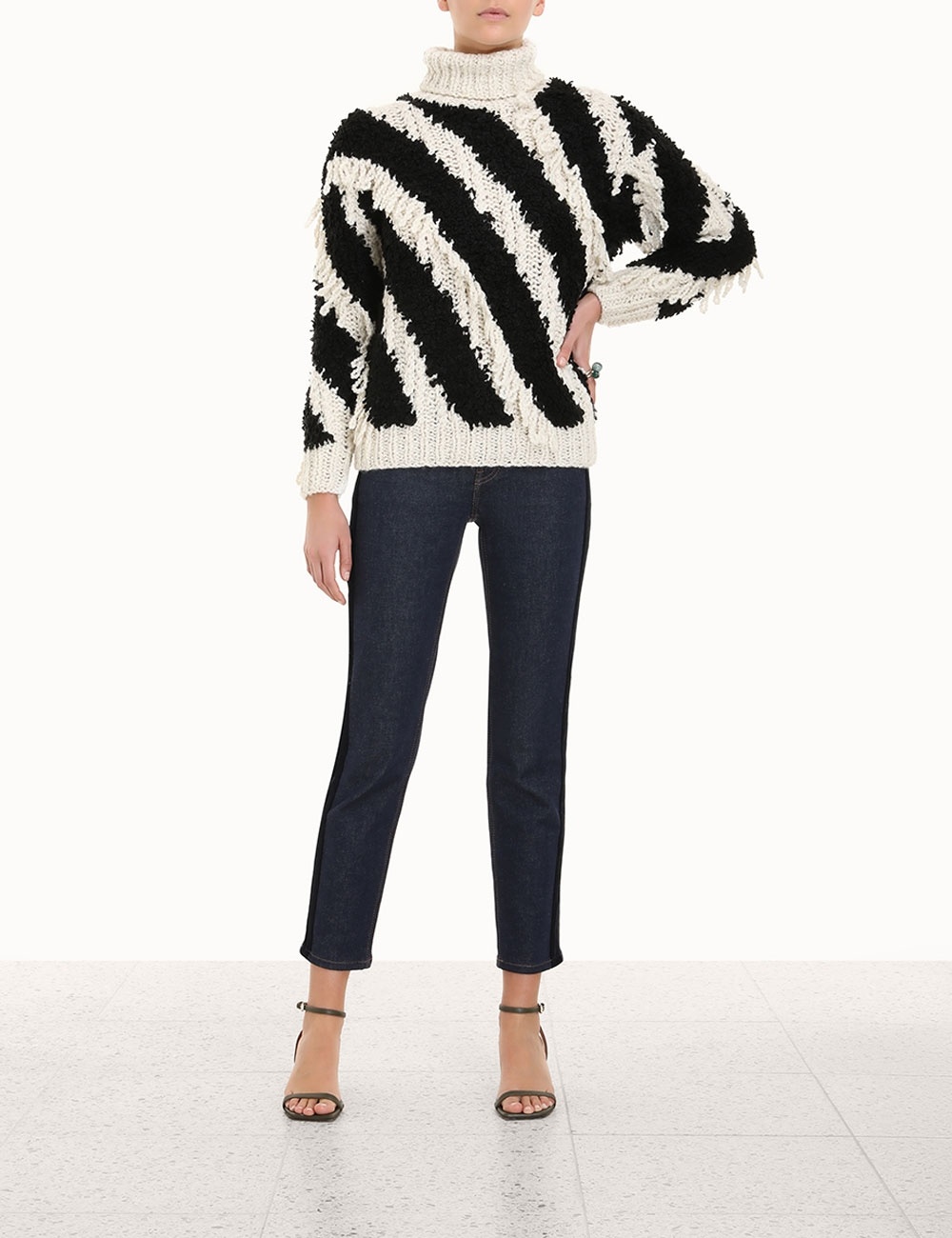COSMIC CHUNKY STRIPE SWEATER - 2