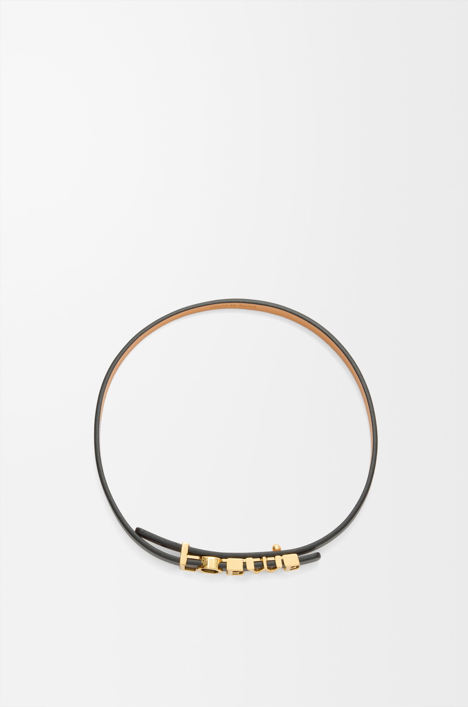 Double wrap LOEWE bracelet in calfskin - 3