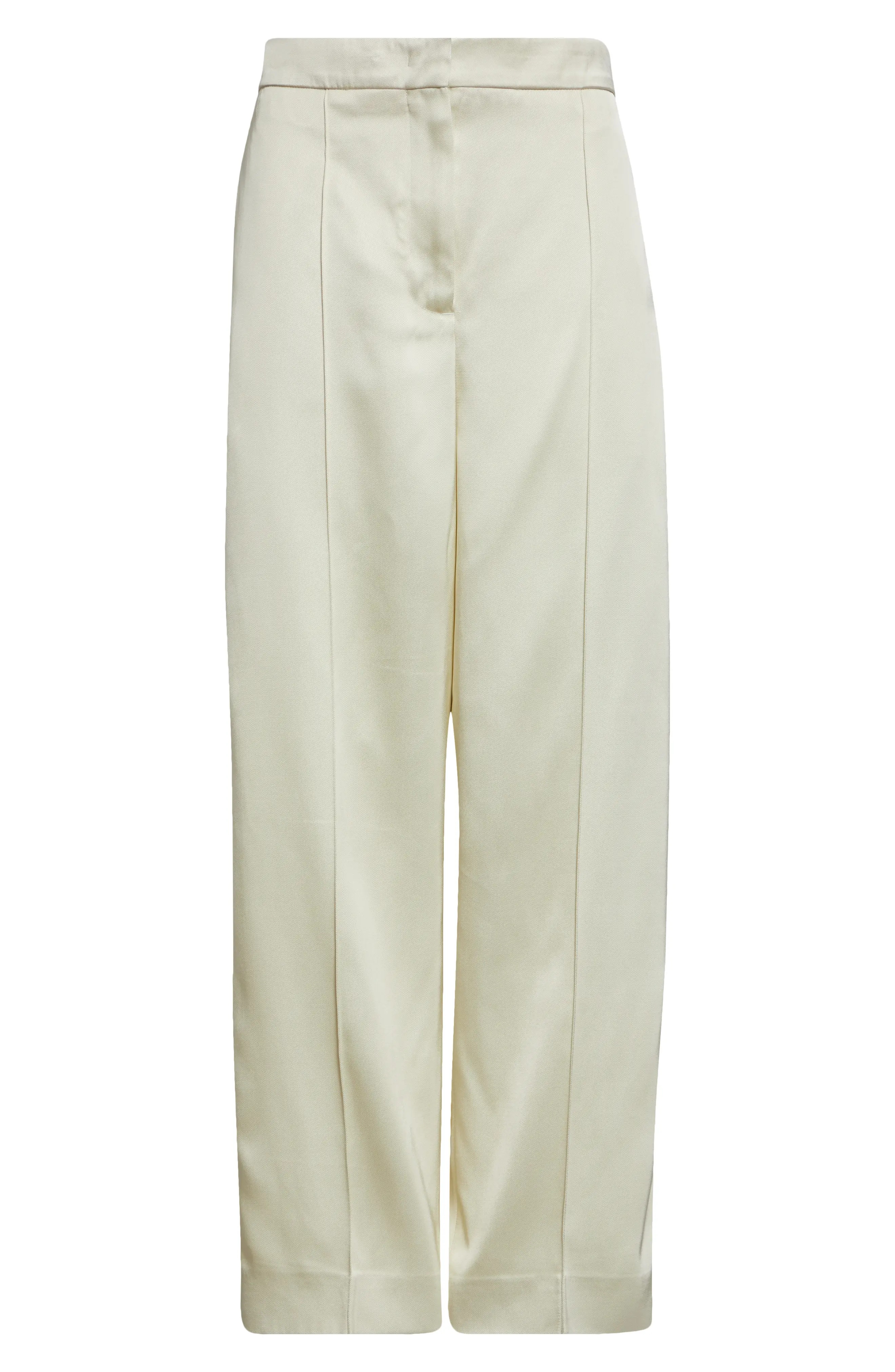 High Waist Wide Leg Trousers - 6