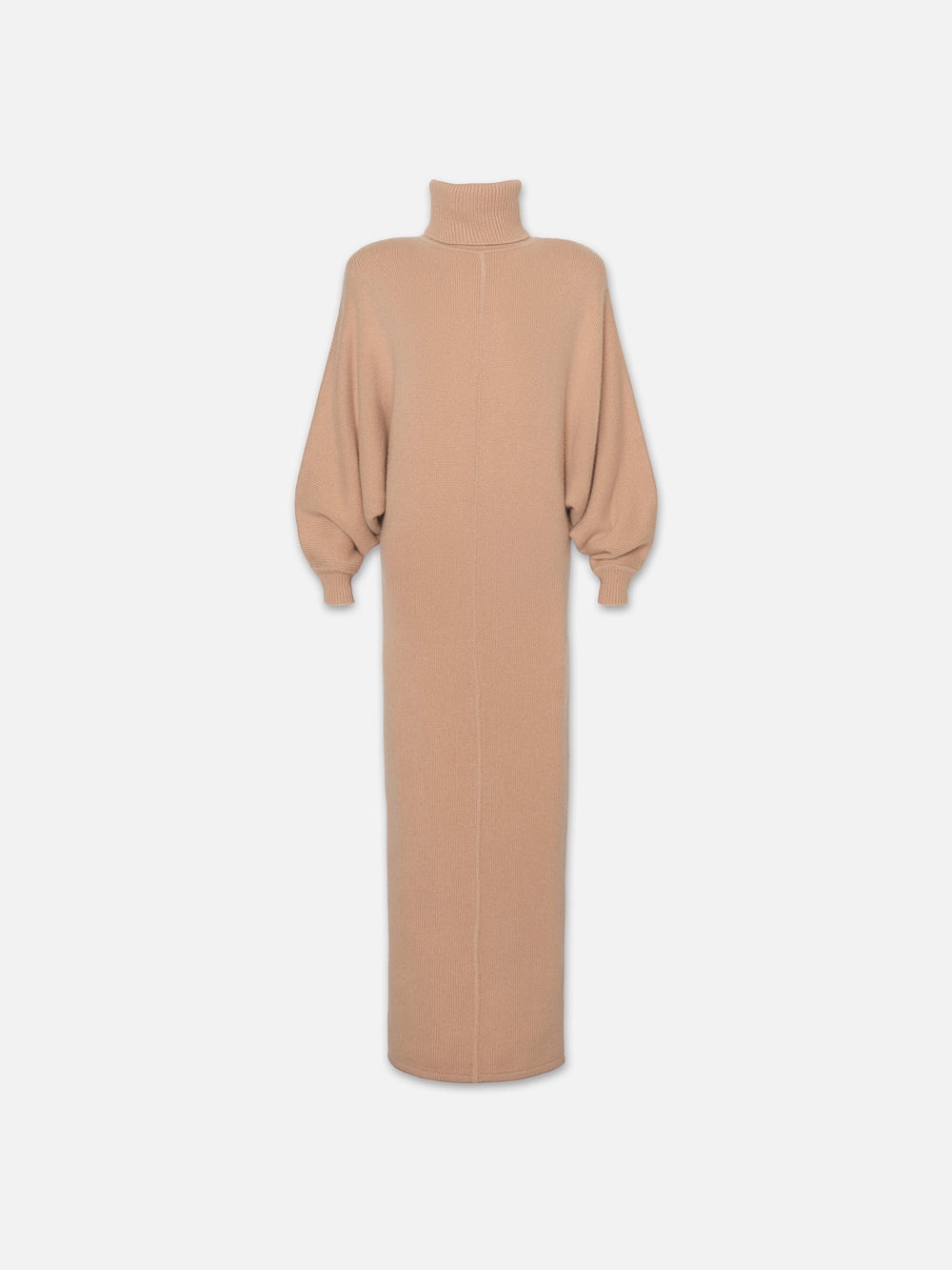 Long Cashmere Dolman Dress in Blush - 1