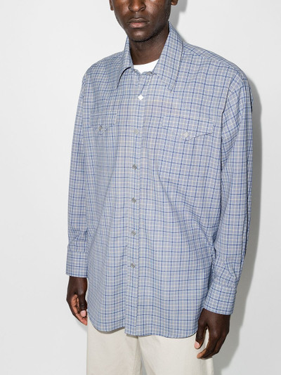 Our Legacy Ranch checked buttoned shirt outlook